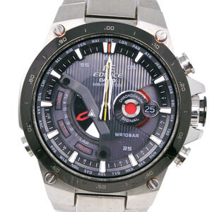 Casio Edifice EQW-A1000DB-1AJF Stainless Steel Black Solar Radio-Controlled W...